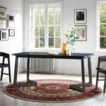 Middlebrook Modern Solid Wood Dining Table with Geometric Legs - Image 19