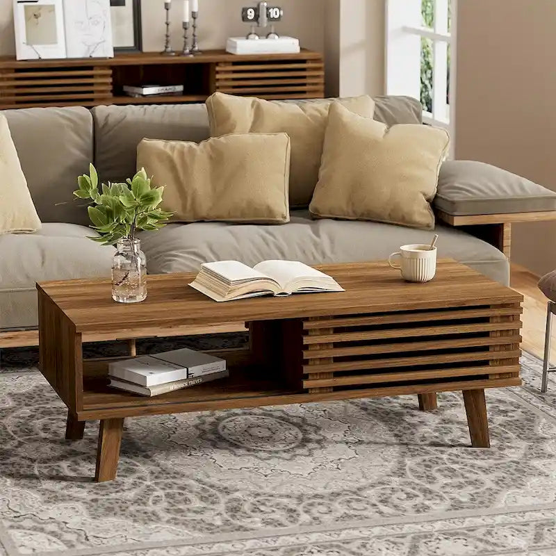 9545100066975_558055 Slatted Coffee Table - Image 1