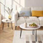 27.56 Round Nesting Coffee Table Set of 2 - Image 12